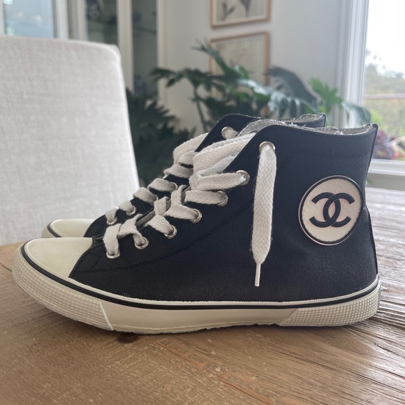 chanel converse sneakers